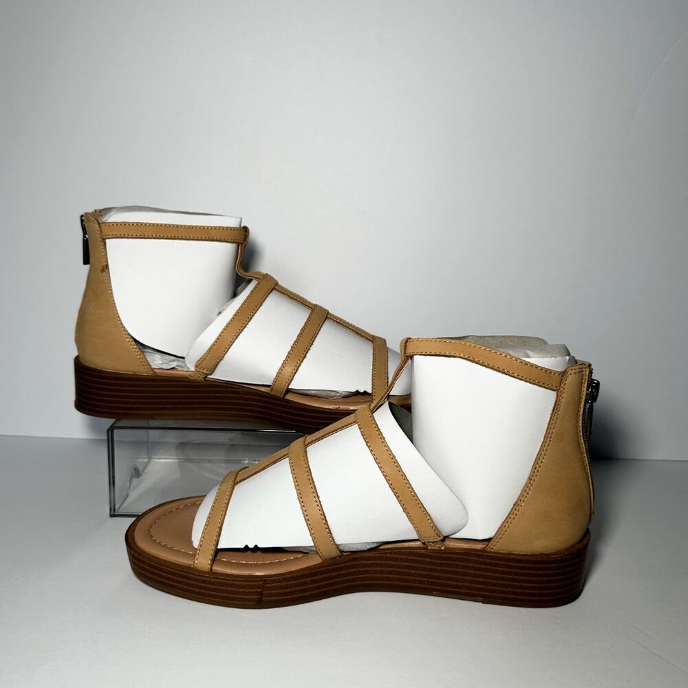 Lucky Brand Women's Ellian Crossiant Lyca Synthetic Wedge Sandal 7.5M, Brand New - Picture 3 of 13